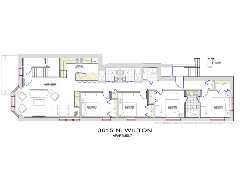 3615 N Wilton Avenue Unit: 1