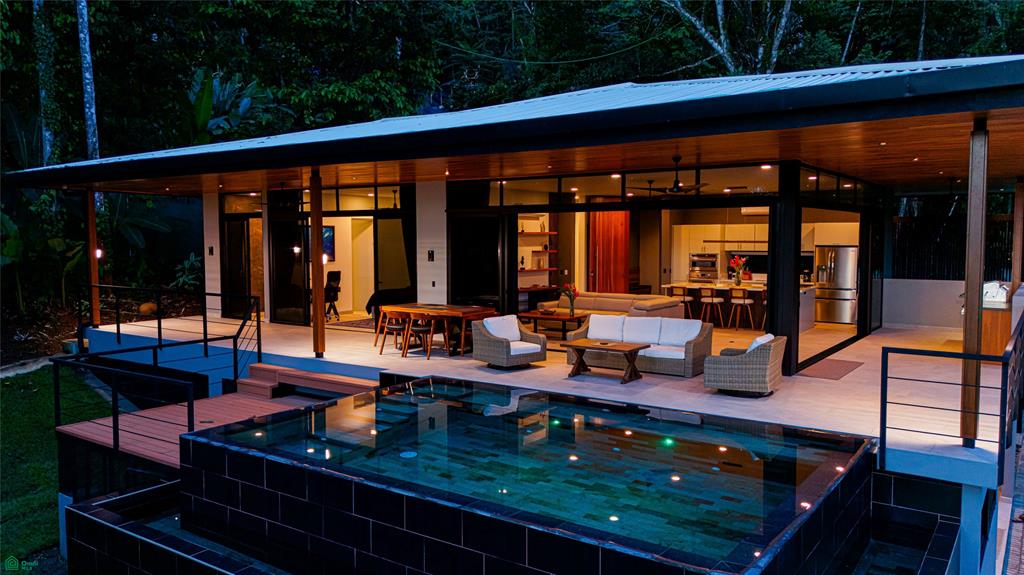 Architectural Ocean View 3 BD tropical modern home in Uvita’s Most Desirable Community