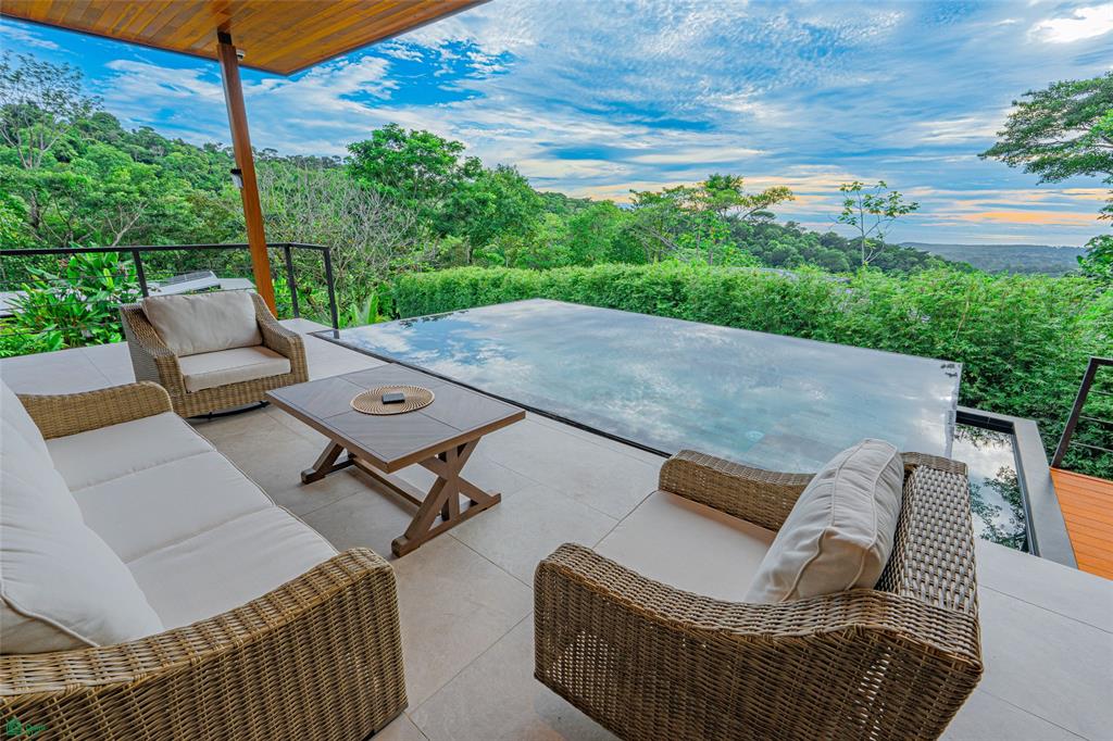 Architectural Ocean View 3 BD tropical modern home in Uvita’s Most Desirable Community