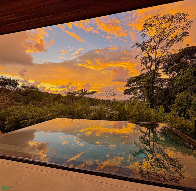 Architectural Ocean View 3 BD tropical modern home in Uvita’s Most Desirable Community