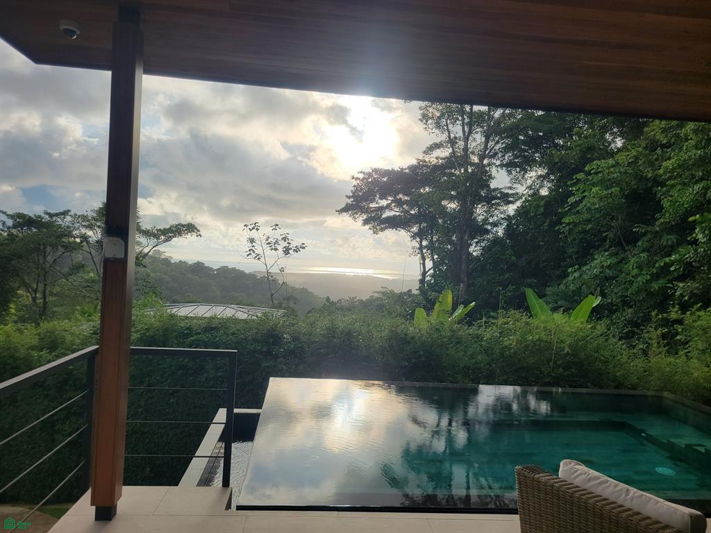 Architectural Ocean View 3 BD tropical modern home in Uvita’s Most Desirable Community