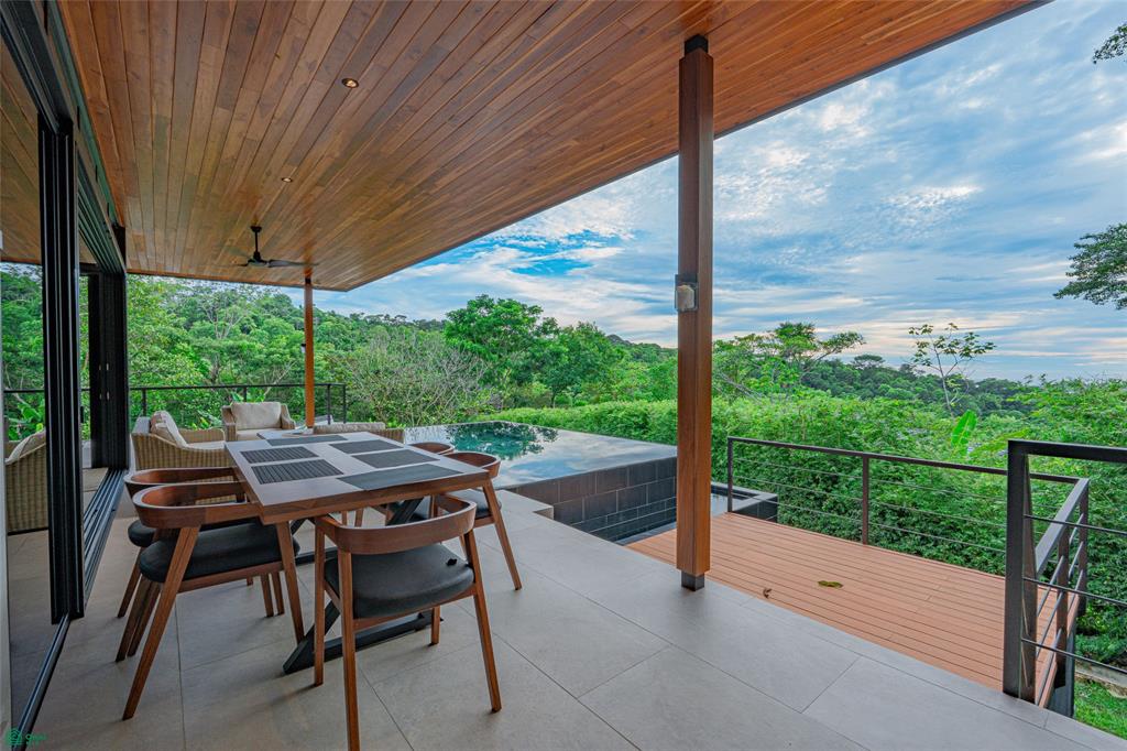 Architectural Ocean View 3 BD tropical modern home in Uvita’s Most Desirable Community