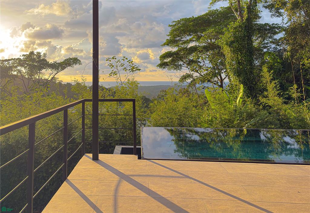 Architectural Ocean View 3 BD tropical modern home in Uvita’s Most Desirable Community