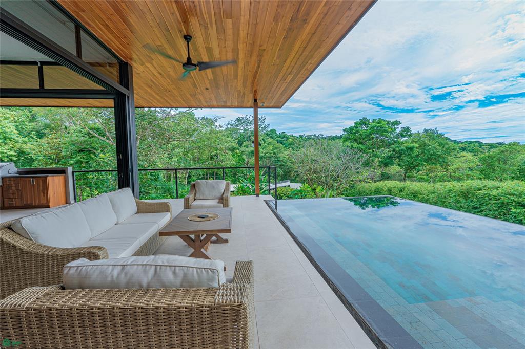 Architectural Ocean View 3 BD tropical modern home in Uvita’s Most Desirable Community