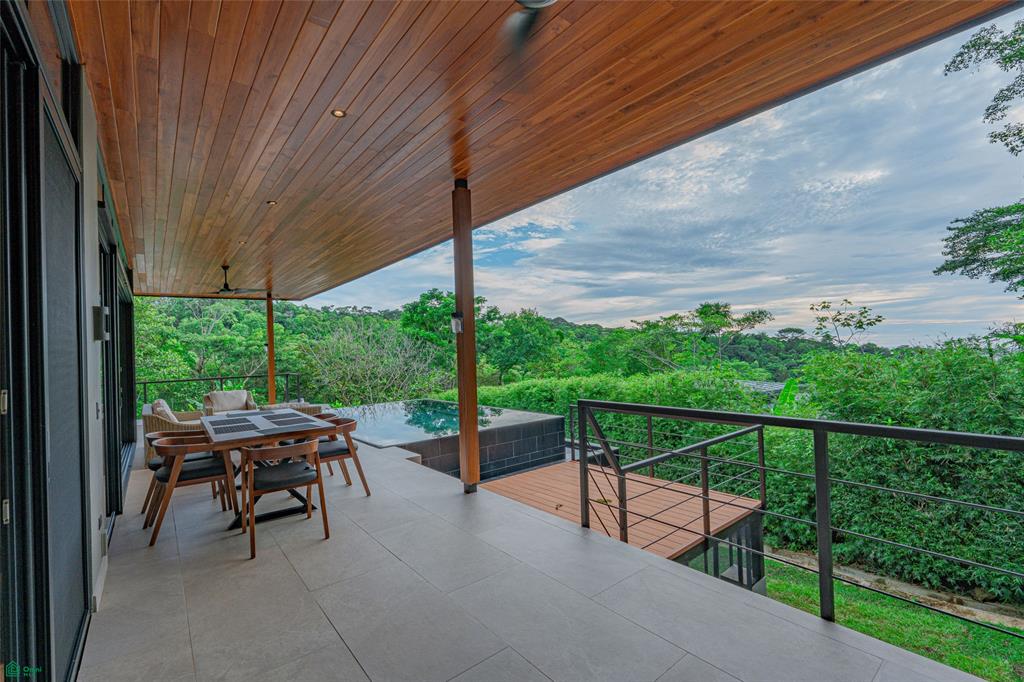 Architectural Ocean View 3 BD tropical modern home in Uvita’s Most Desirable Community