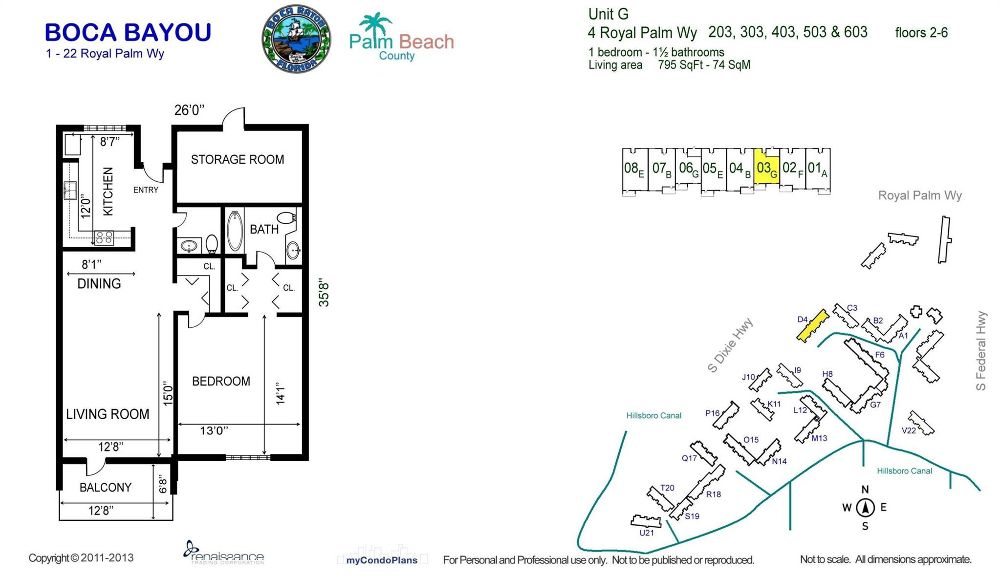 4 Royal Palm Way 503