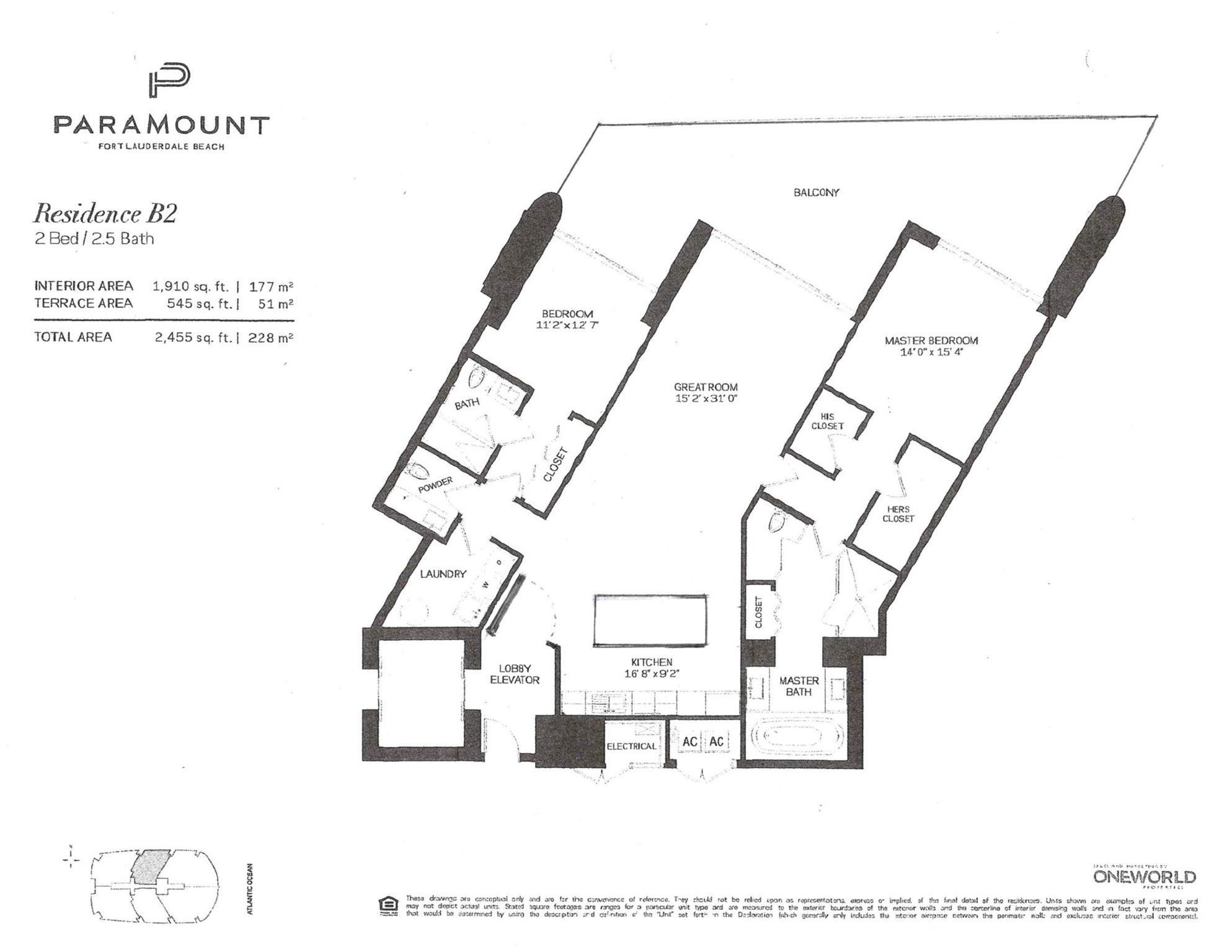 701 N Fort Lauderdale Beach Boulevard Unit: 1704