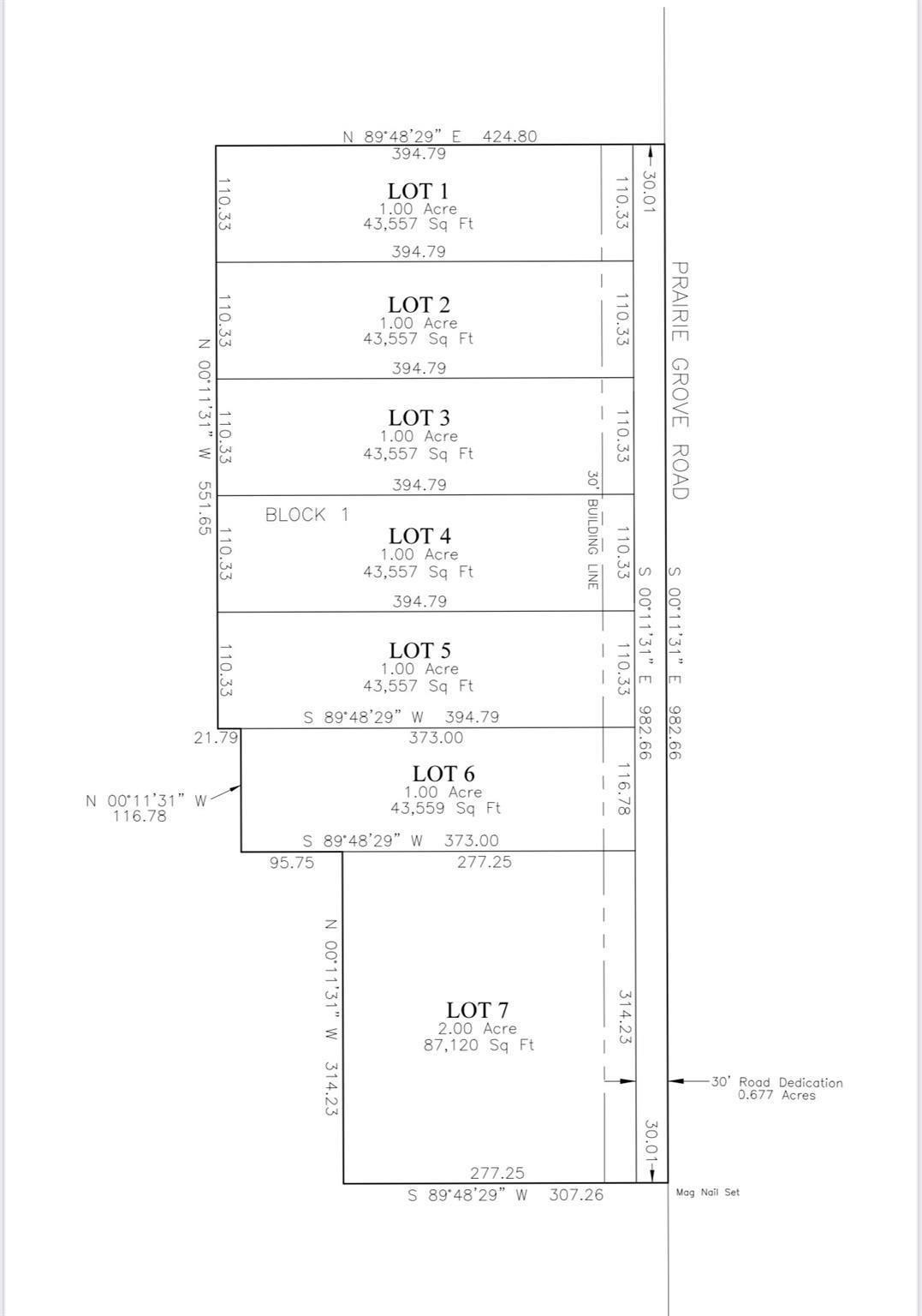Lot 3 Prairie Grove Road