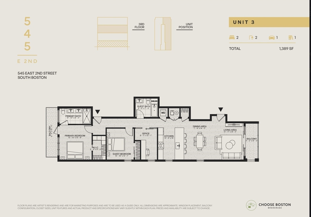 545 East 2nd St # 3