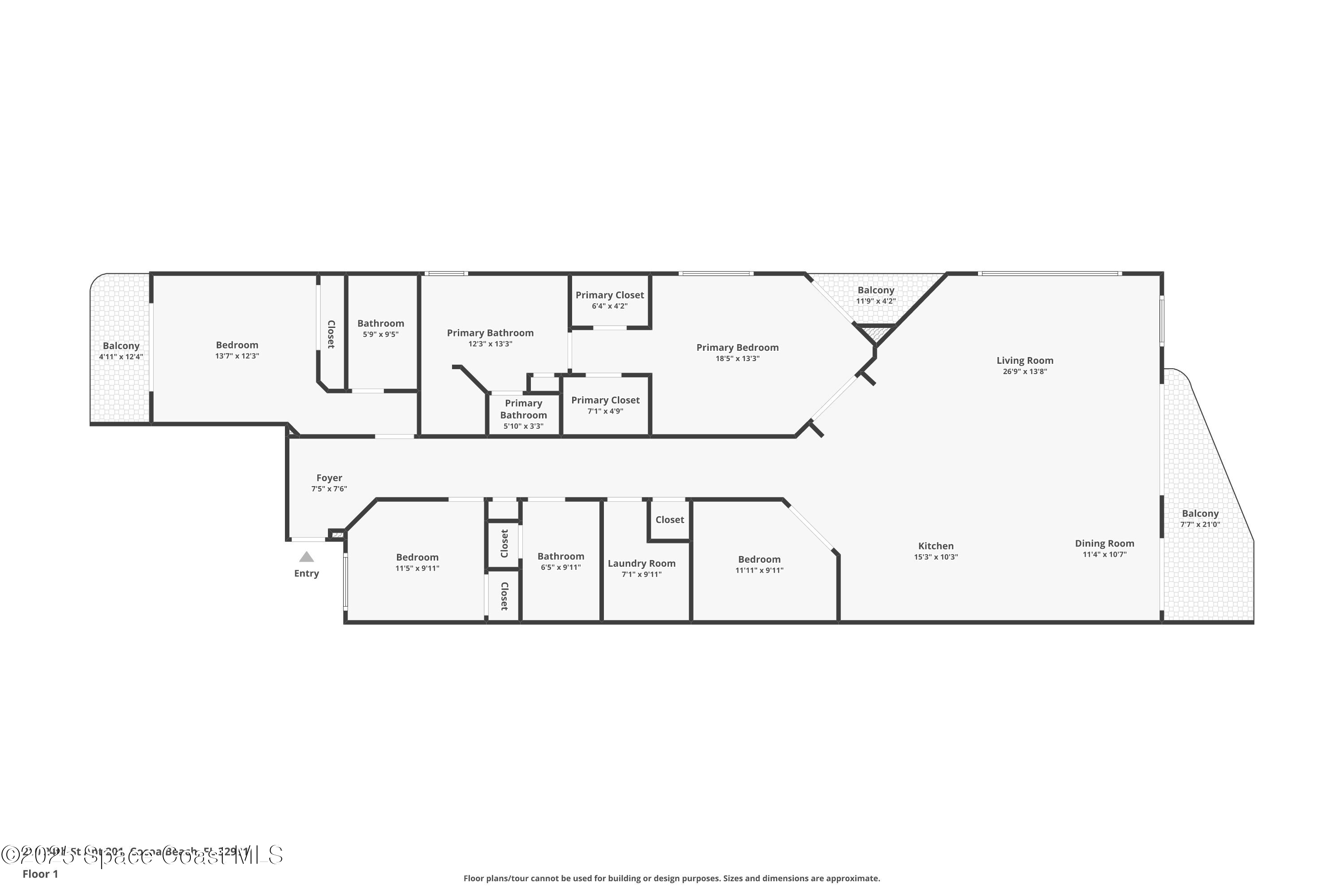 210 24th Street, 201, Cocoa Beach Unit: 201