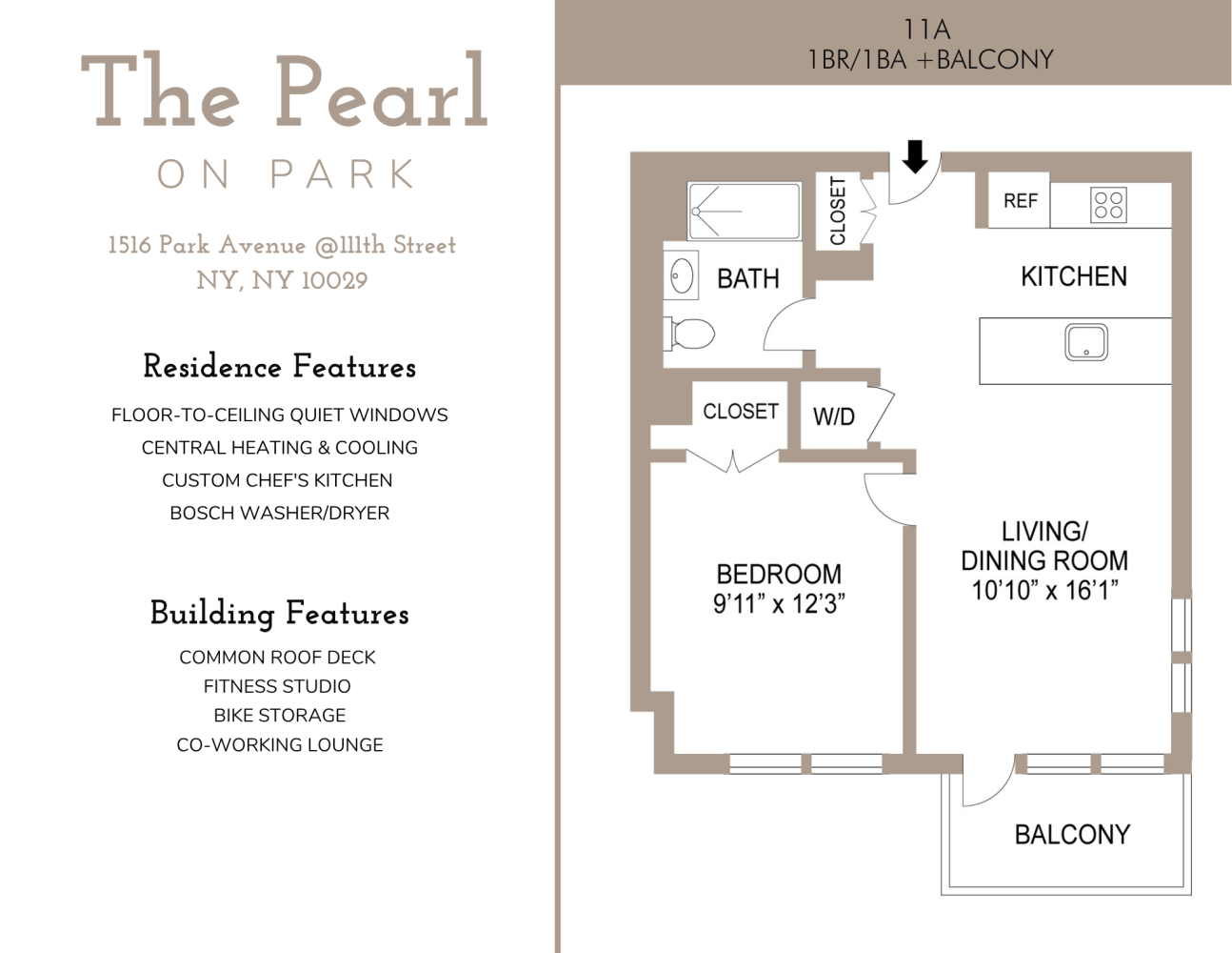 1516 PARK Avenue 11A