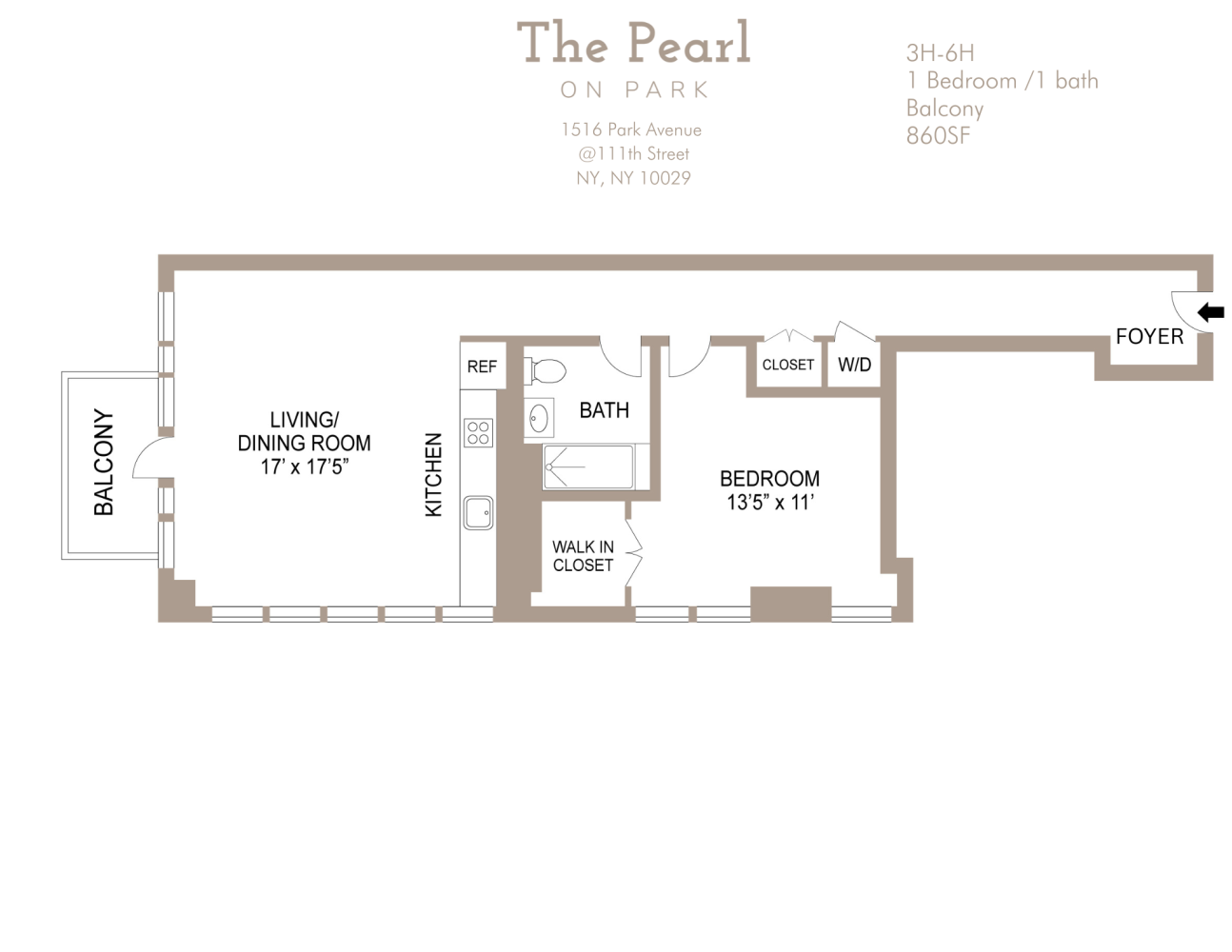 1516 PARK Avenue 5H
