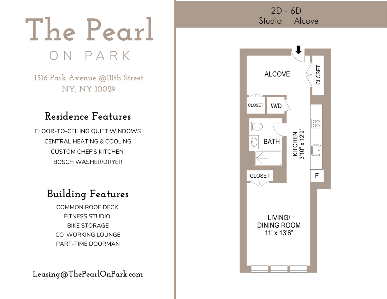 1516 PARK Avenue 2D