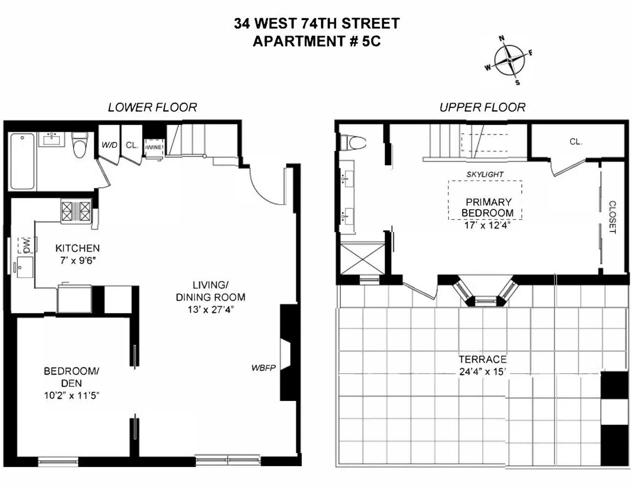 34 W 74TH Street 5C