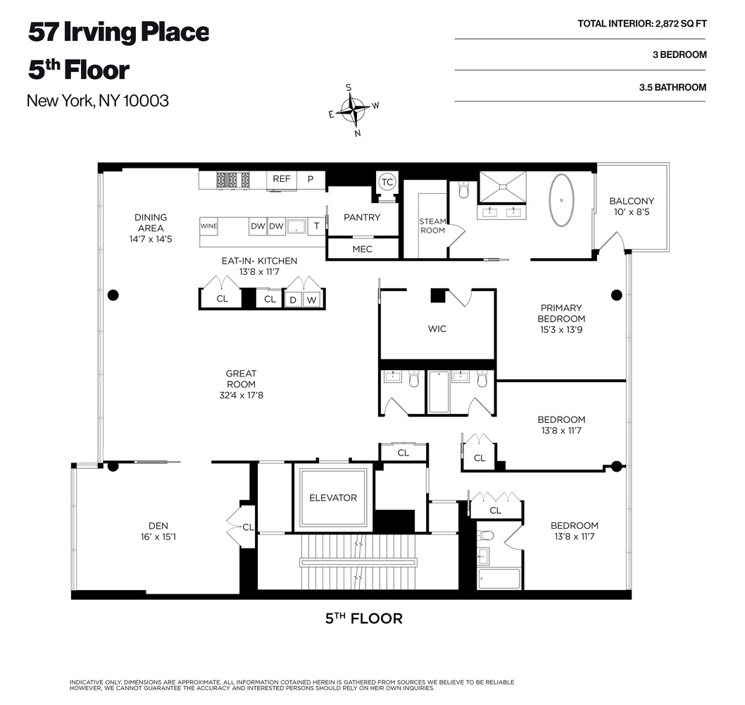 57 IRVING Place 5THFLOOR