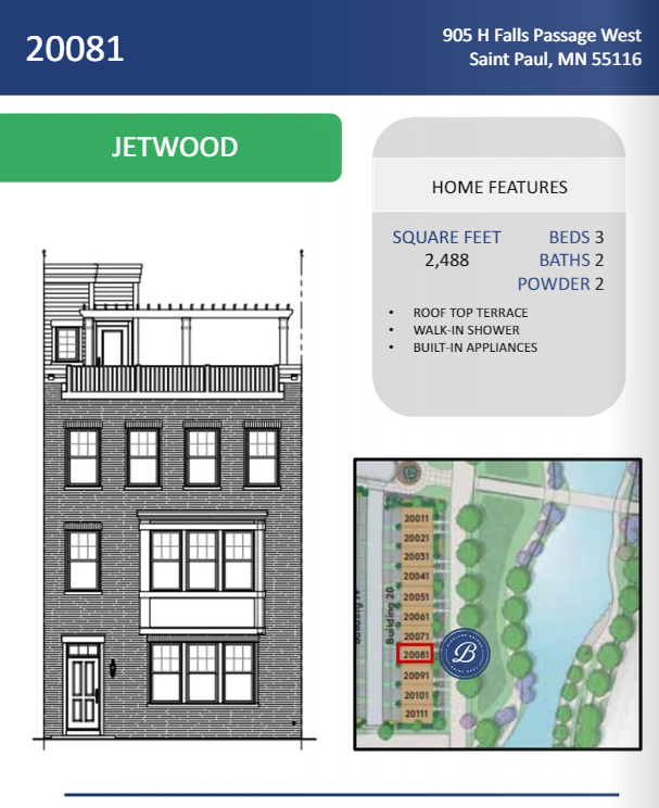 905 Falls Passage W Unit: H