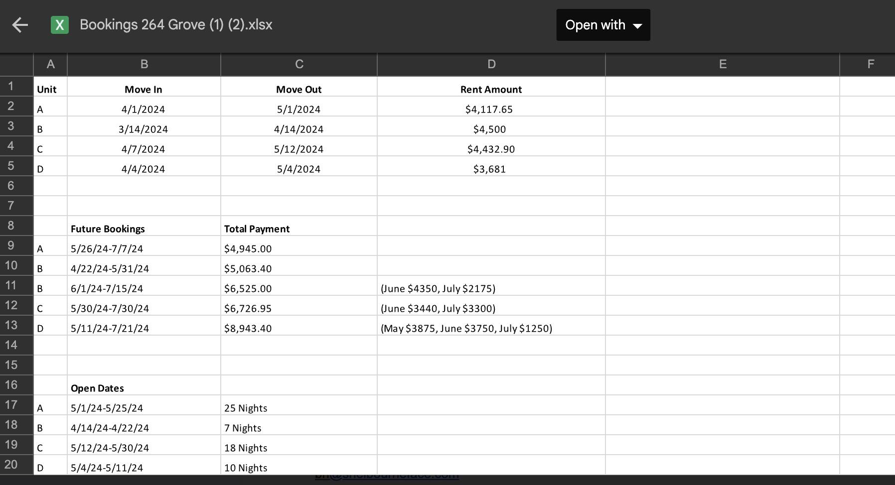 264 Grove Street # 4 Unit: 1-4
