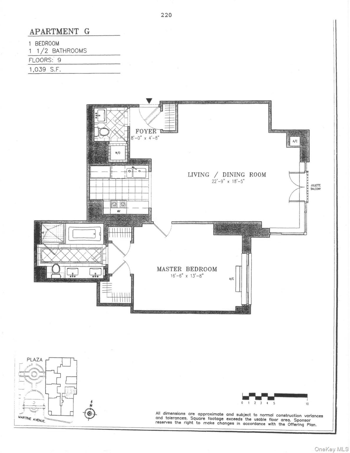 10 City Place Unit: 9G