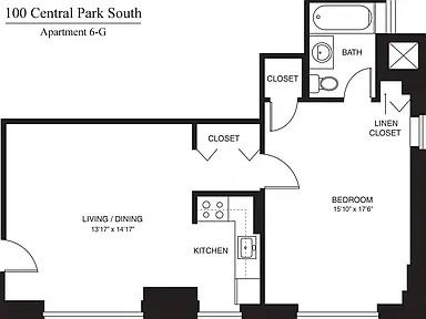 100 Central Park S 6-G