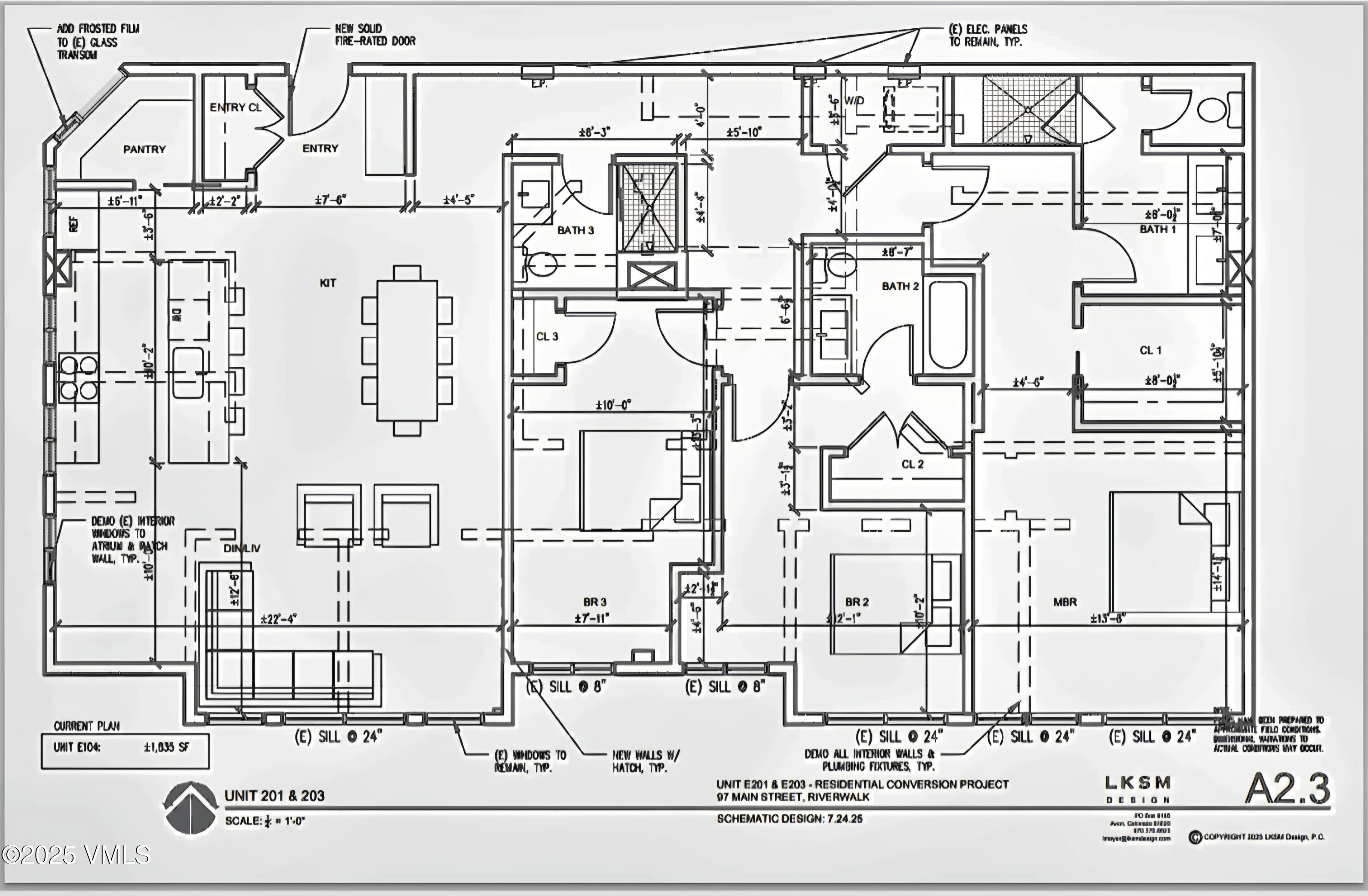 97 Main E201 and E203