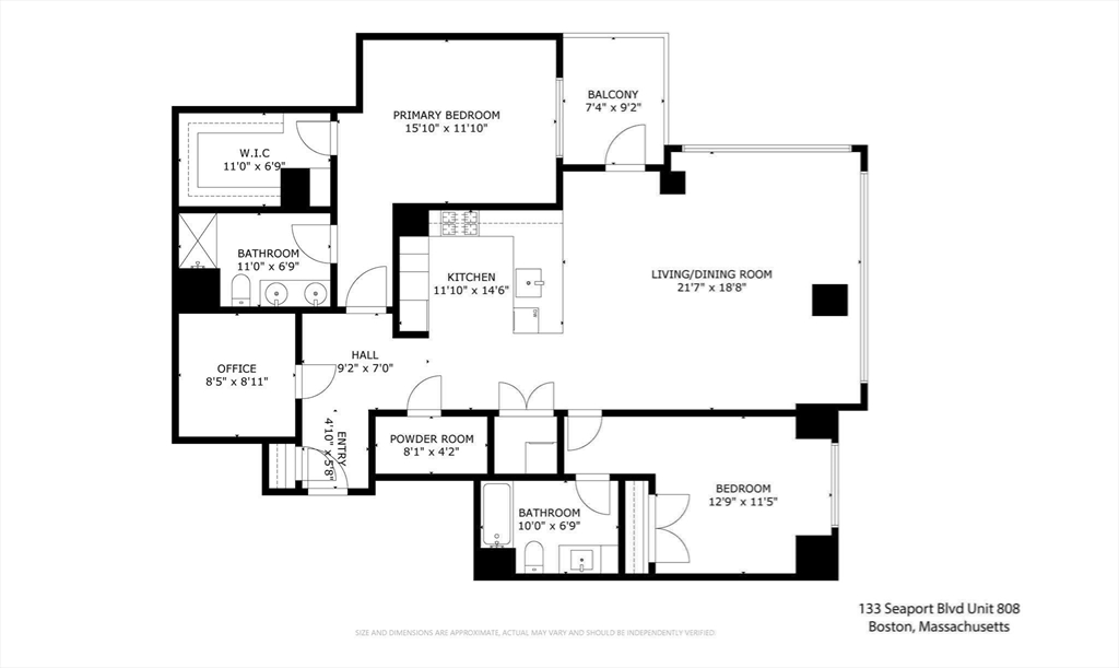 133 Seaport Blvd # 808