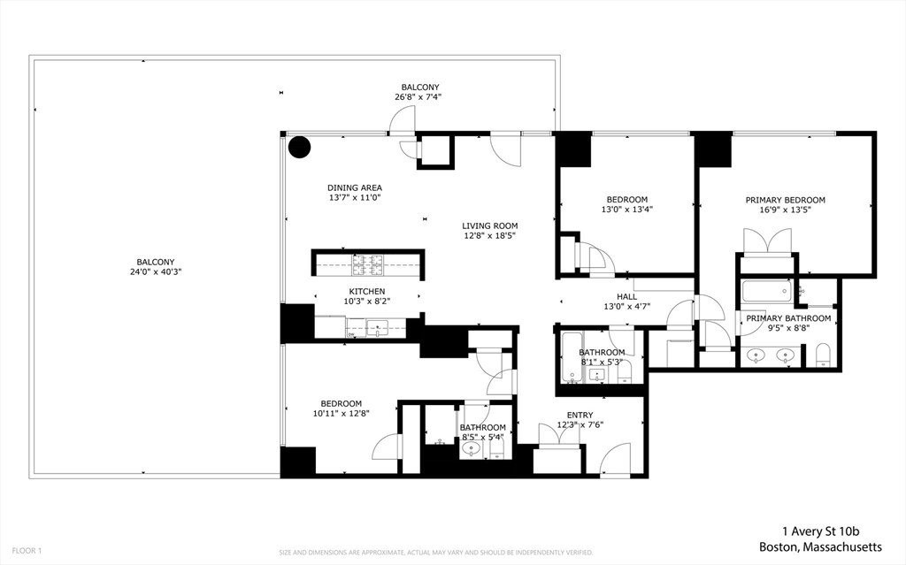 1 Avery Street # 10B