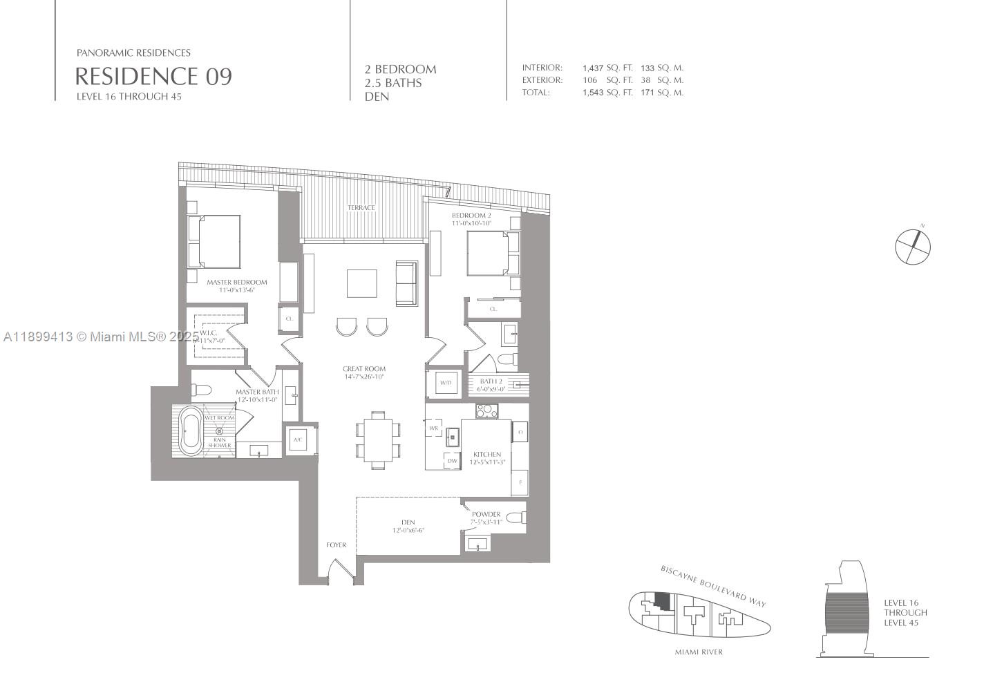 300 Biscayne Boulevard Way # 4909W, Miami Unit: 4909W
