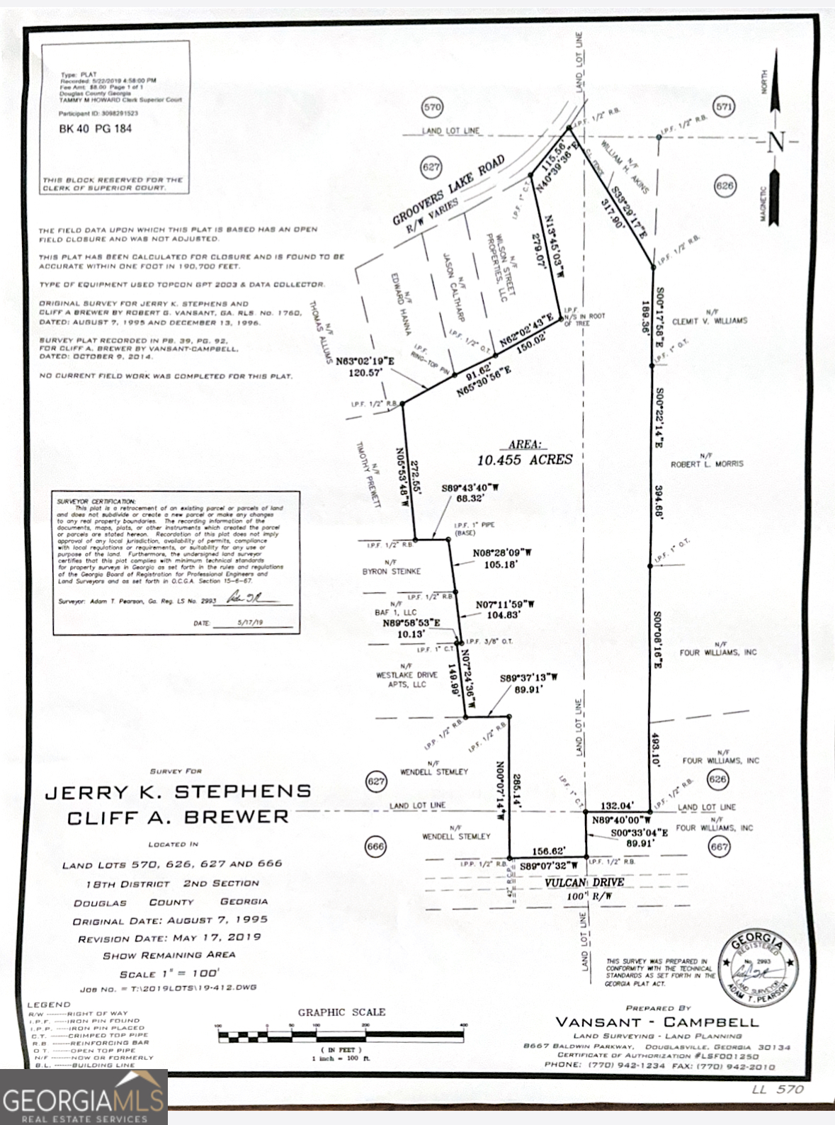 0 West Lake / Vulcan Drive