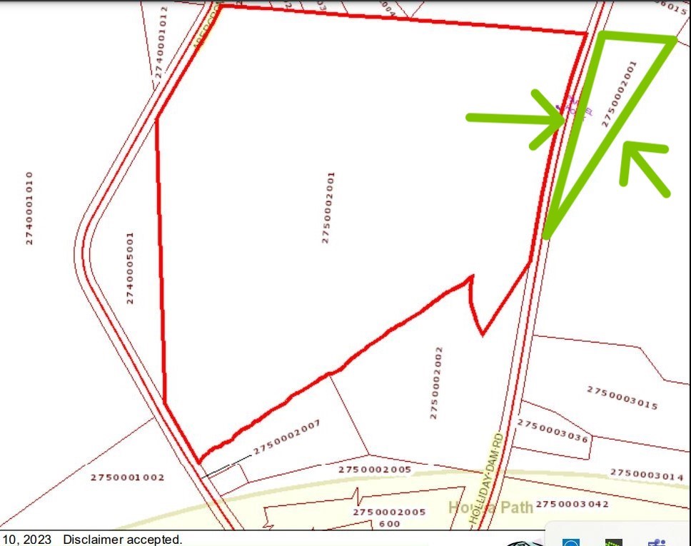 00 Holliday Dam Road