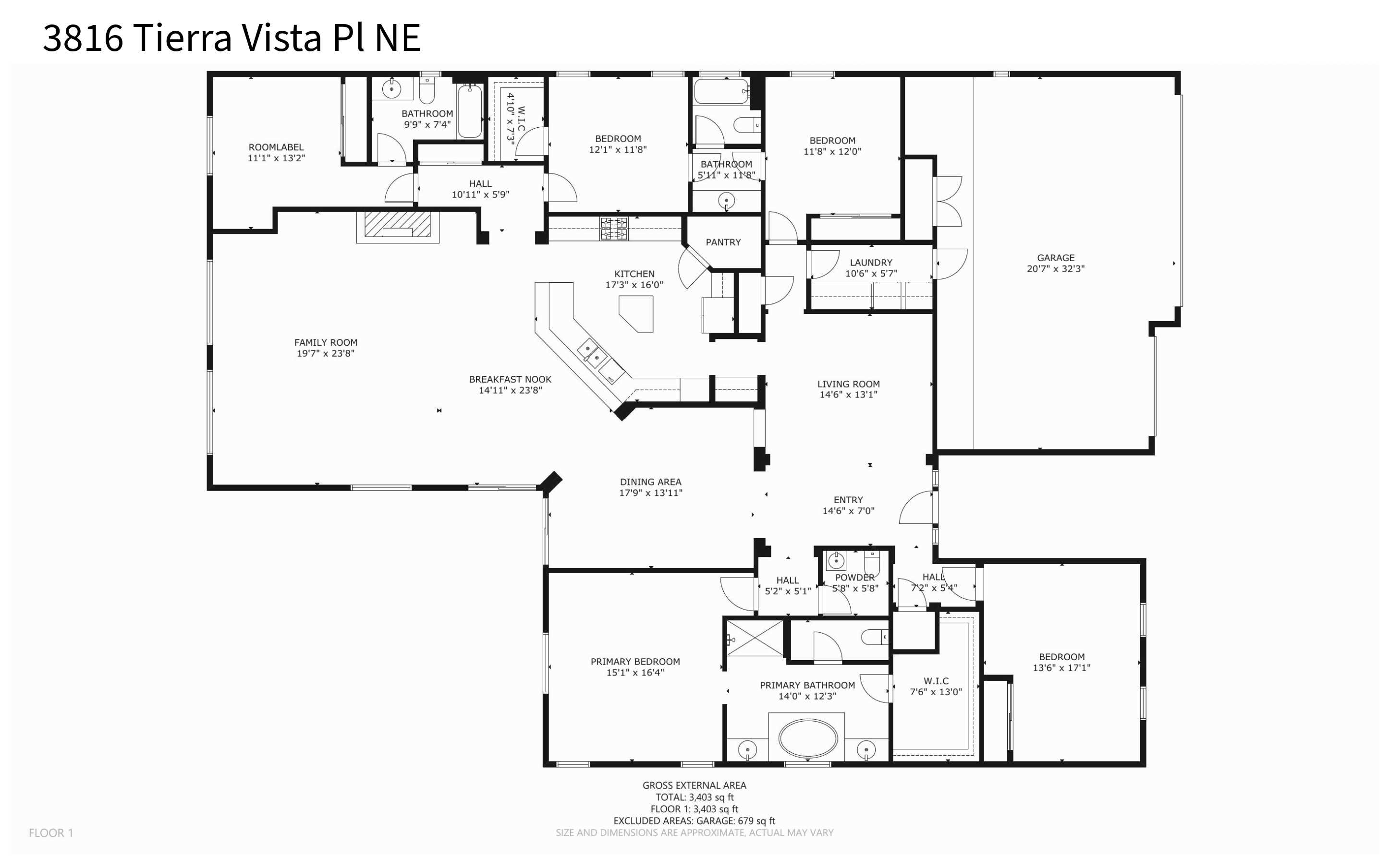 3816 TIERRA VISTA Place NE