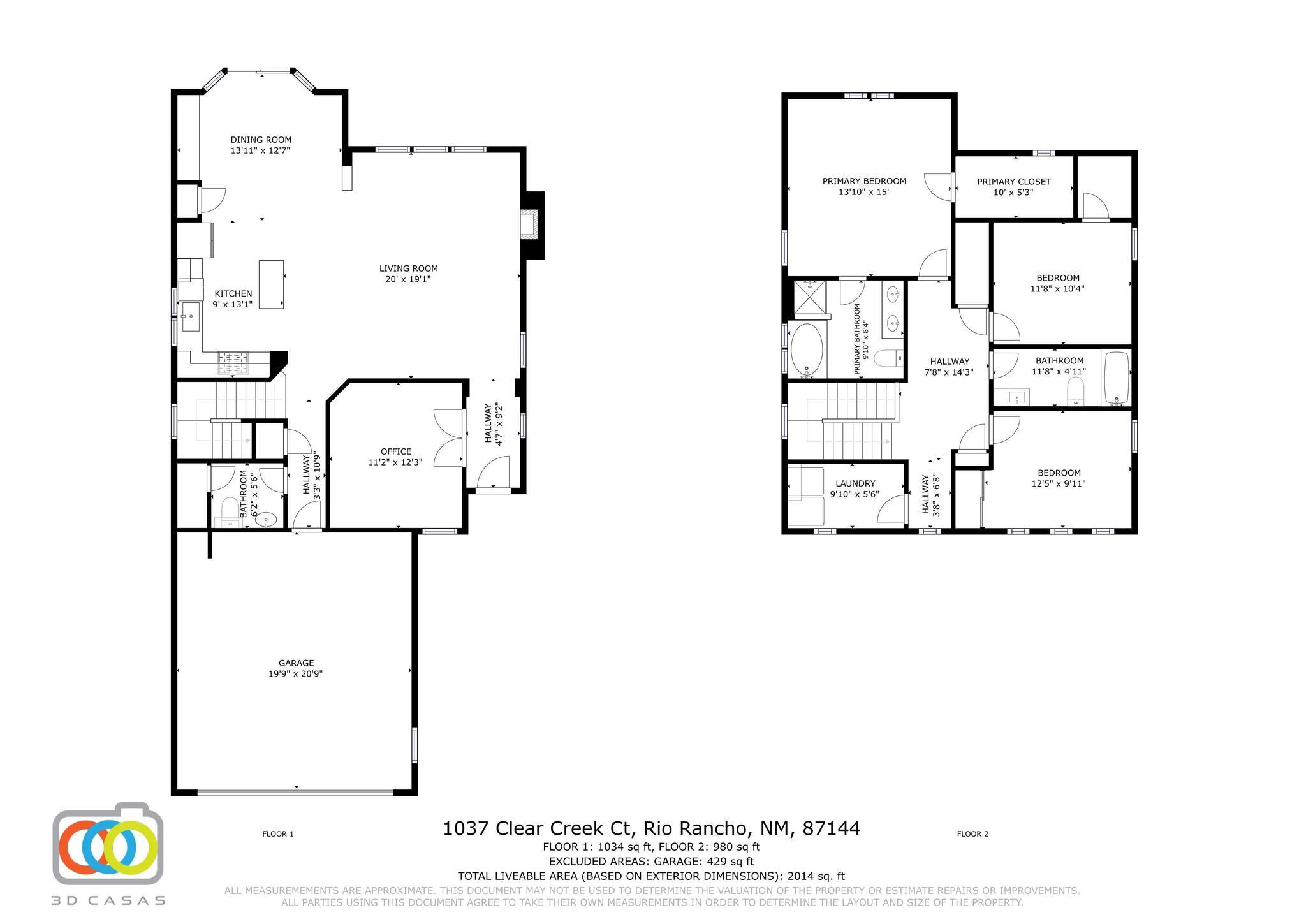 1037 CLEAR CREEK Court
