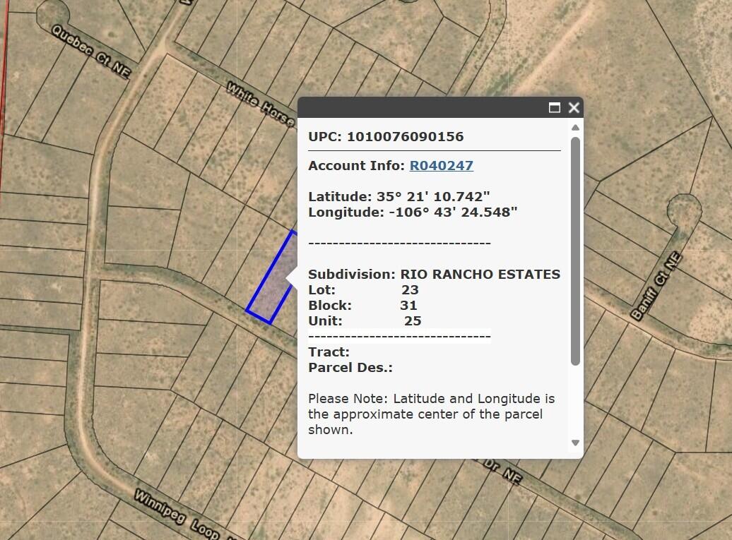 Lot 23, 24, 25 Rio Rancho Estates NE