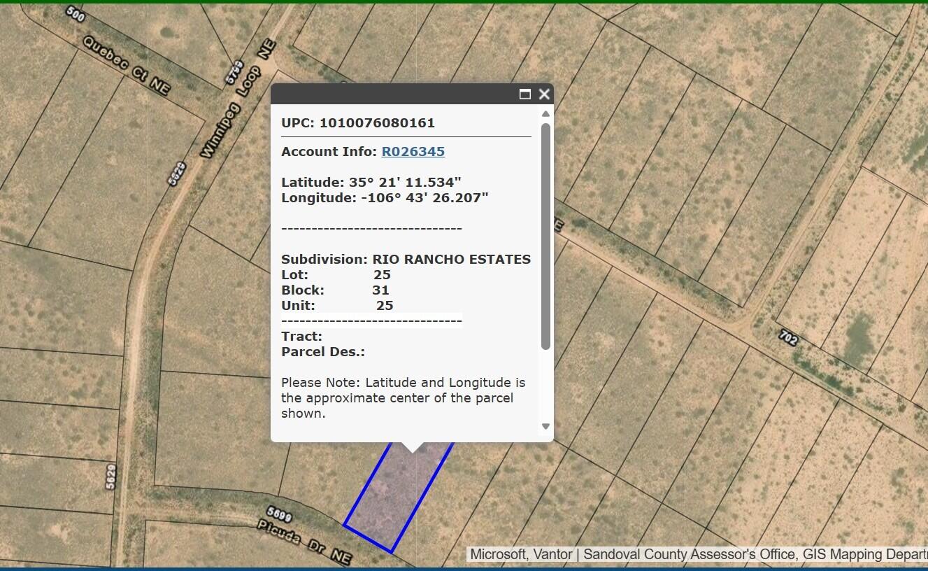 Lot 23, 24, 25 Rio Rancho Estates NE