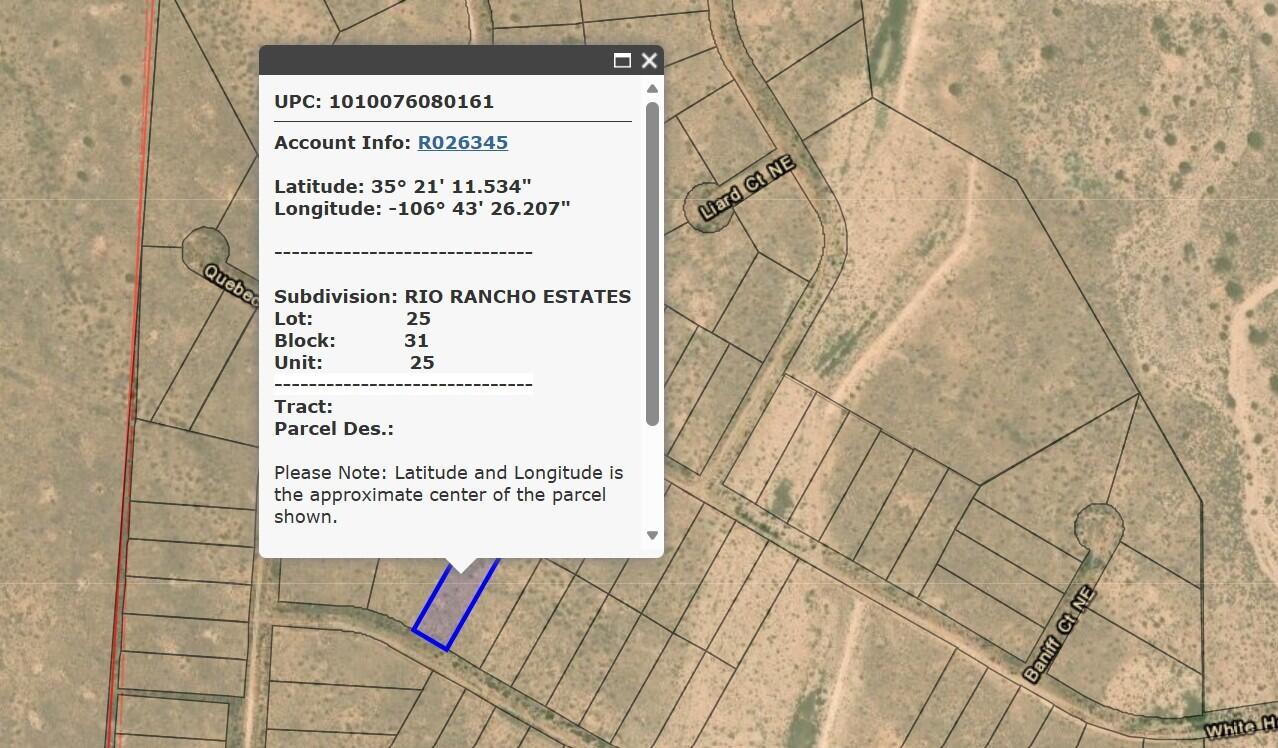 Lot 23, 24, 25 Rio Rancho Estates NE
