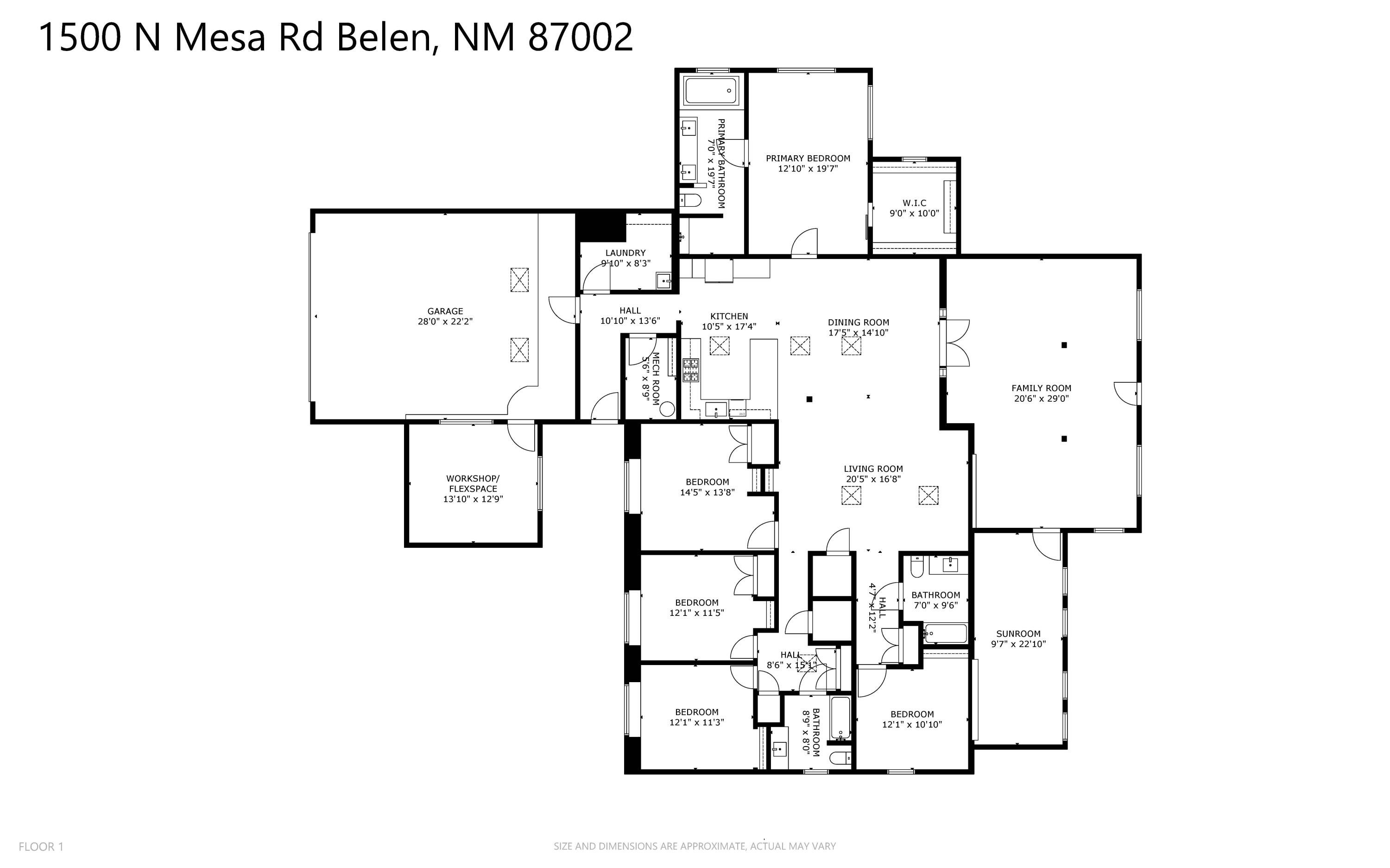 1500 N Mesa Road