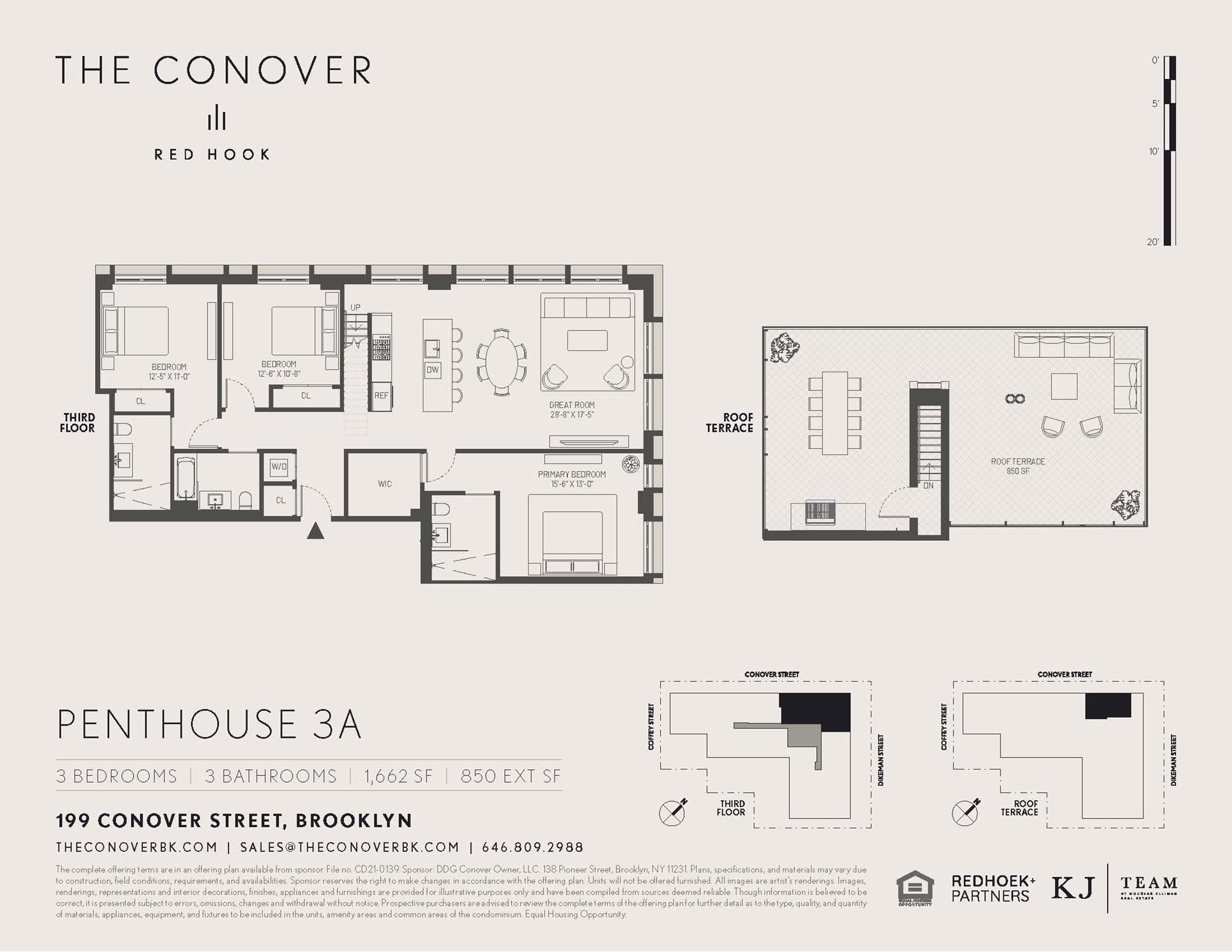 199 CONOVER Street PH3A