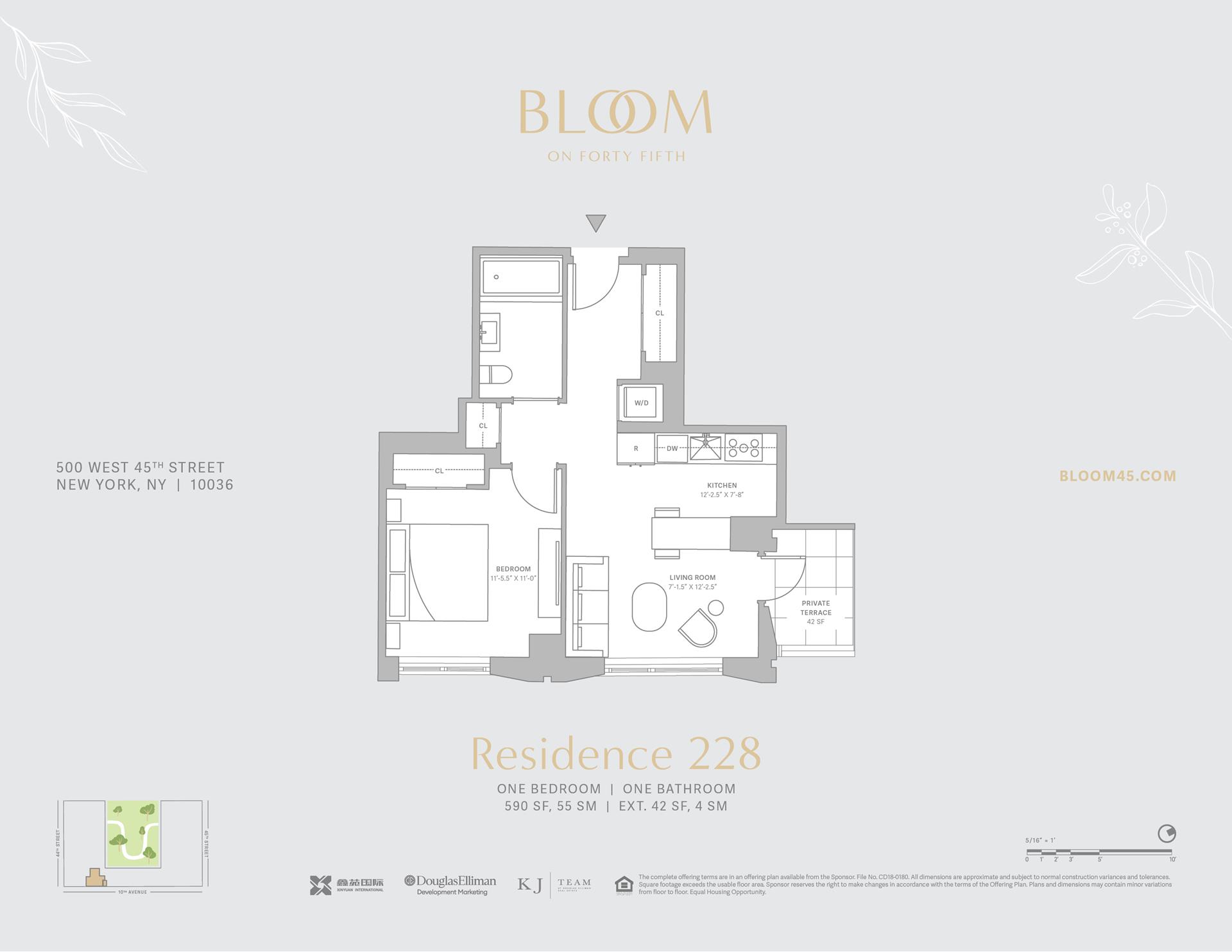 500 West 45th Street, 228
