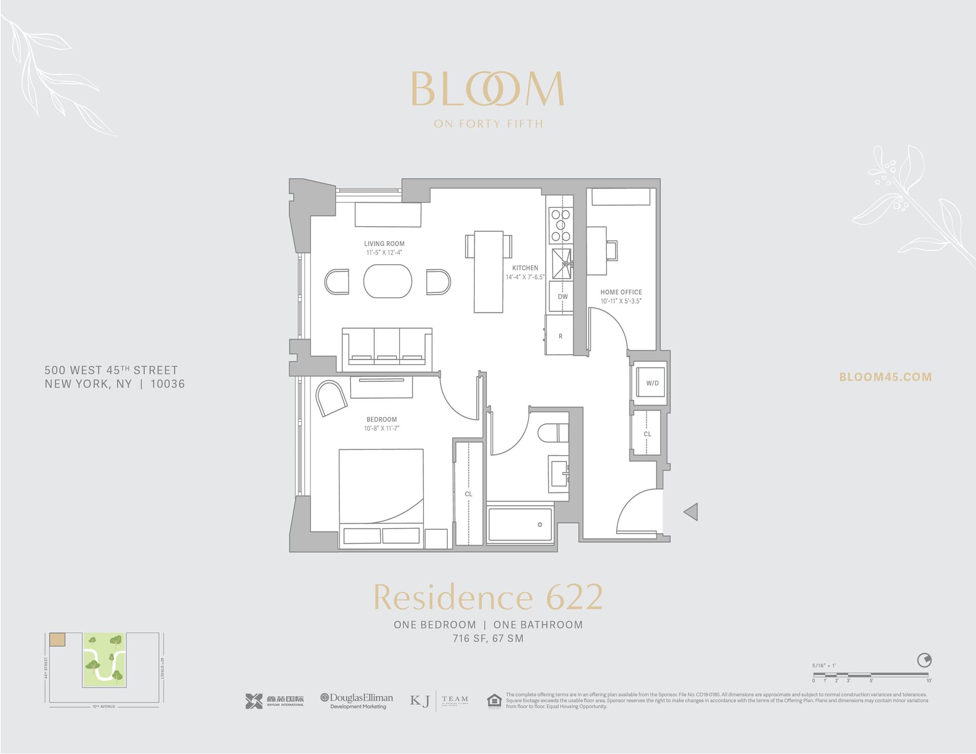 500 West 45th Street, 622