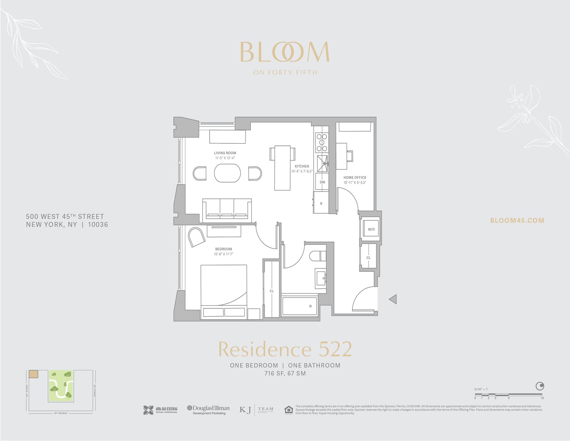 500 West 45th Street, 522