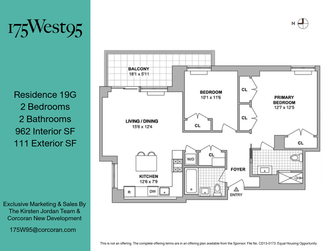 175 West 95th Street, 19G