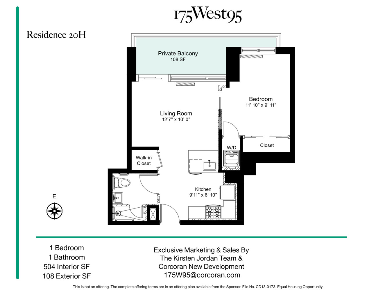 175 West 95th Street, 20H