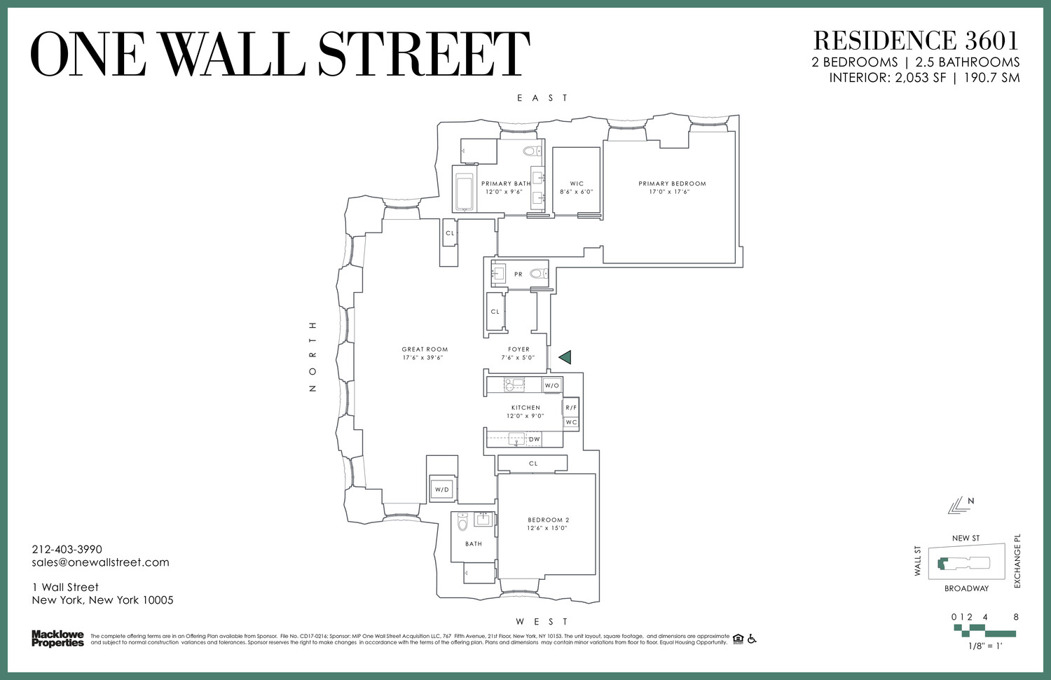 One Wall Street, 3601