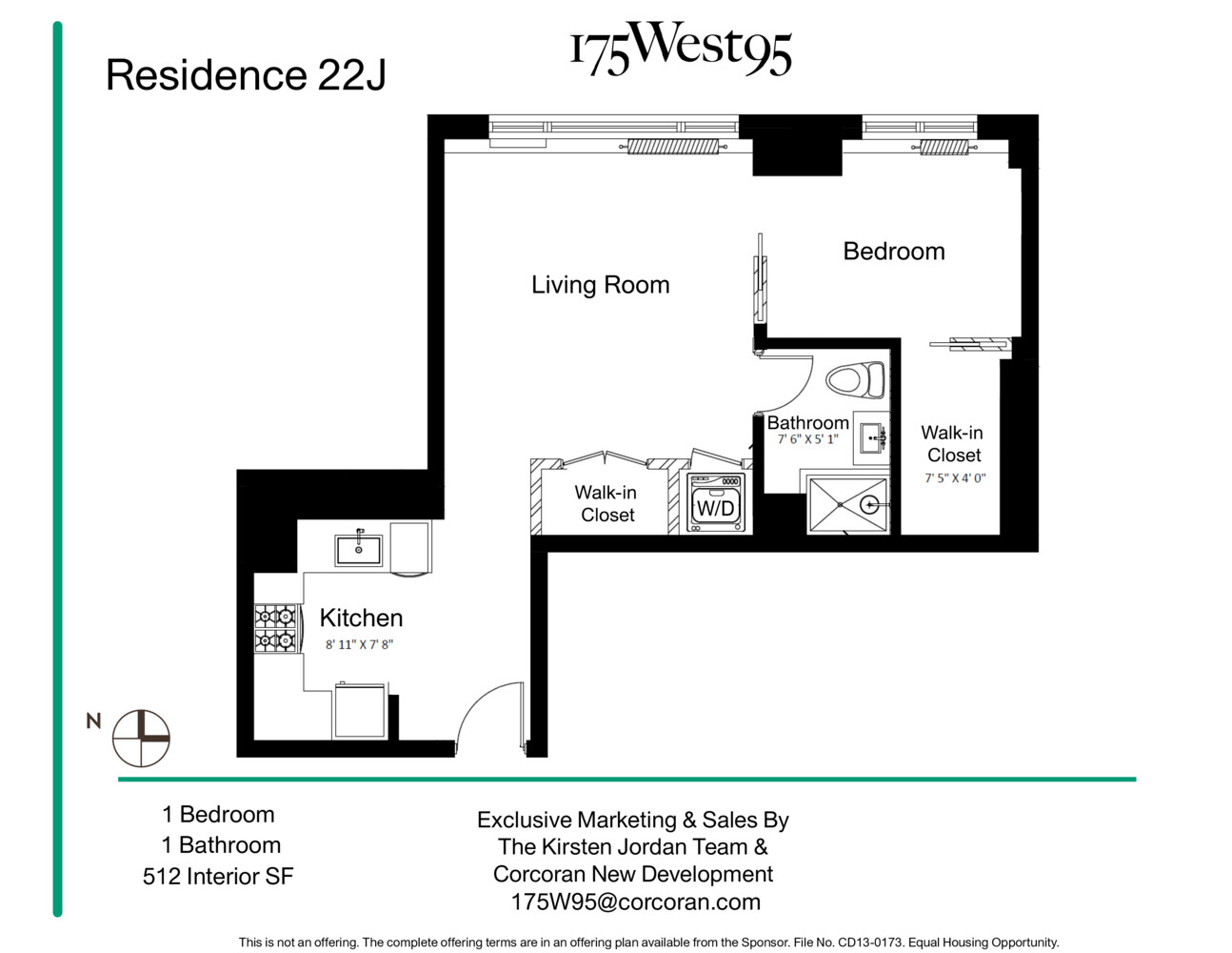 175 West 95th Street, 22J