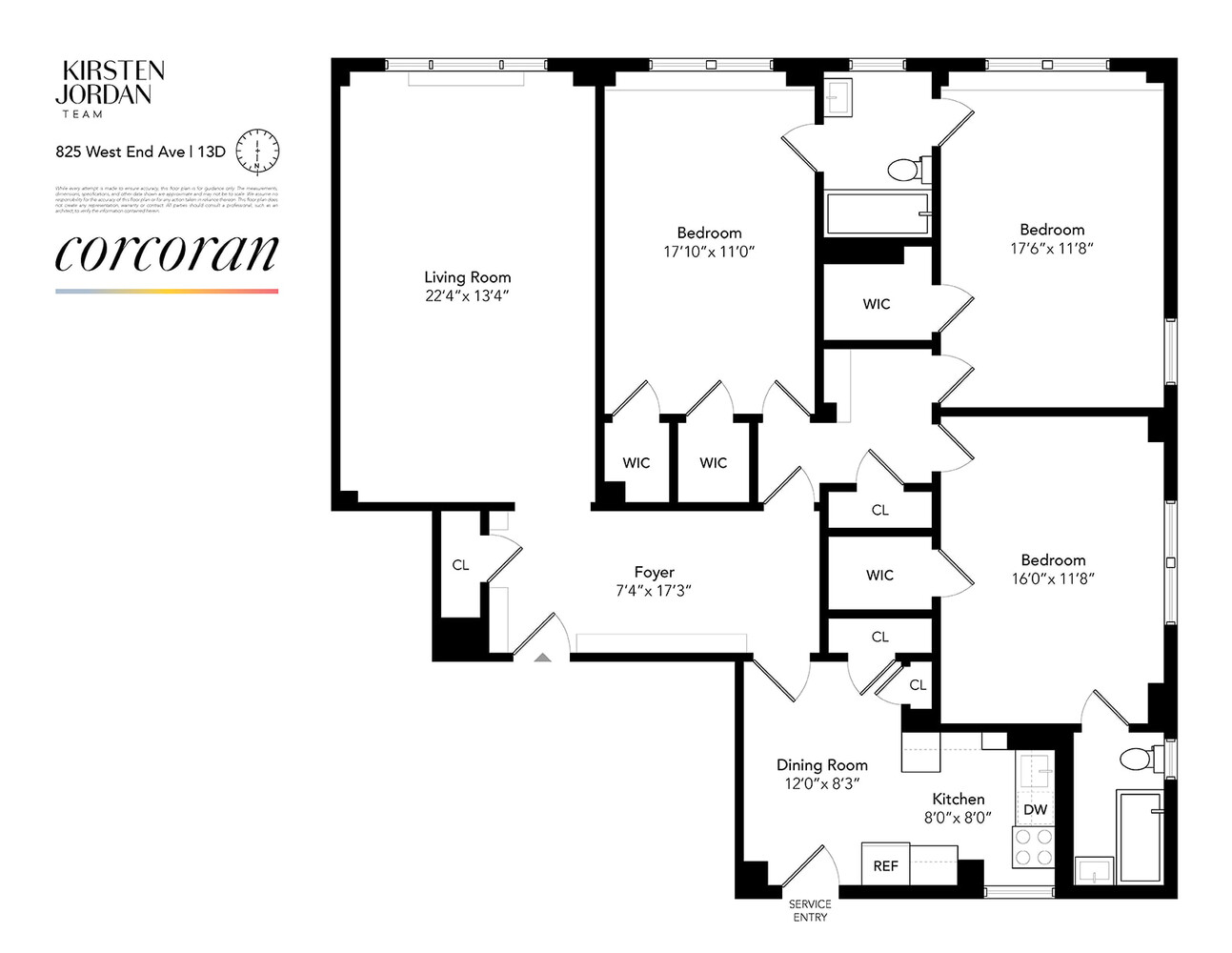 825 West End Avenue, 13D