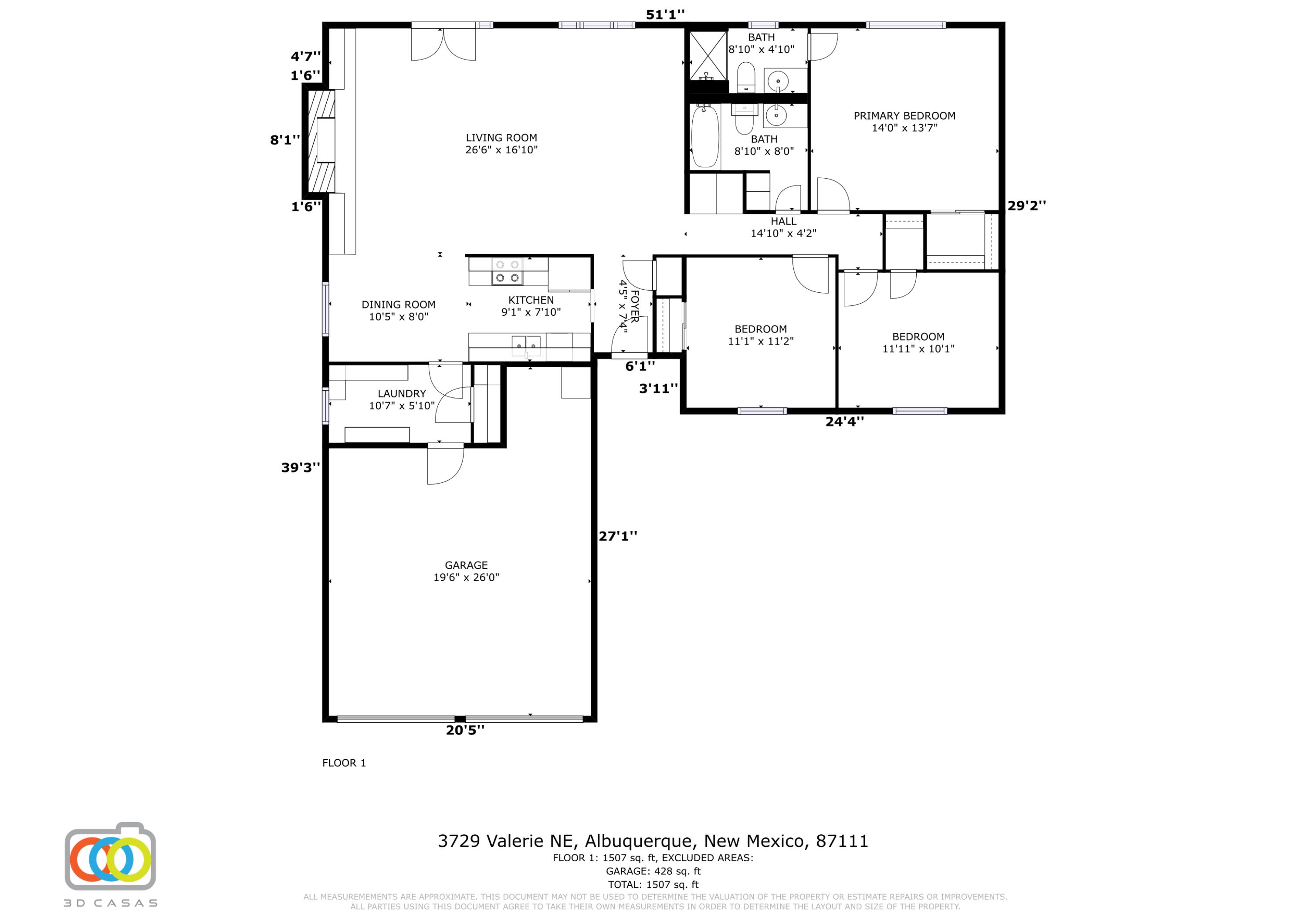 3729 VALERIE Place NE