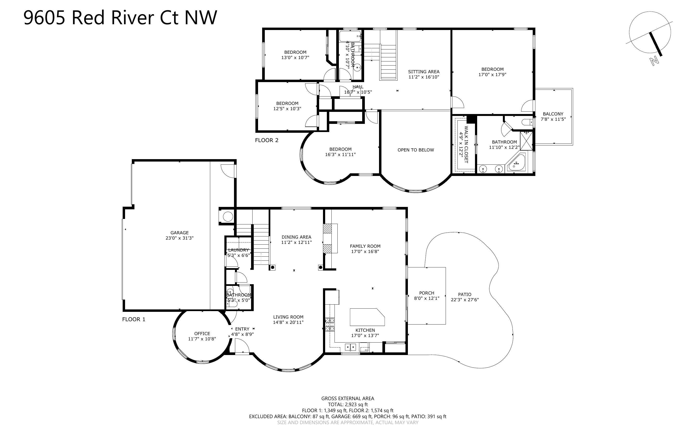 9605 Red River Court NW