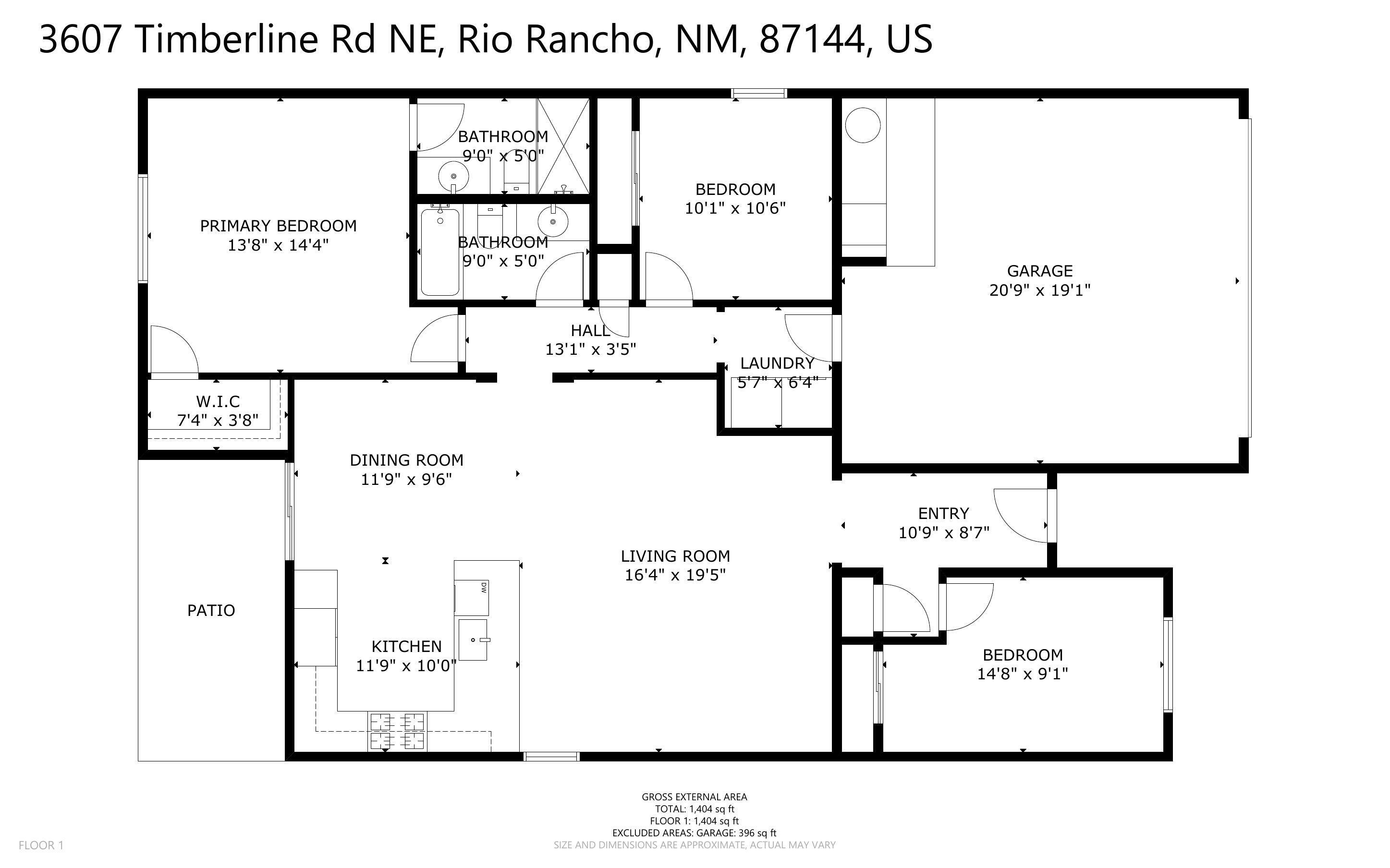 3607 TIMBERLINE Road NE