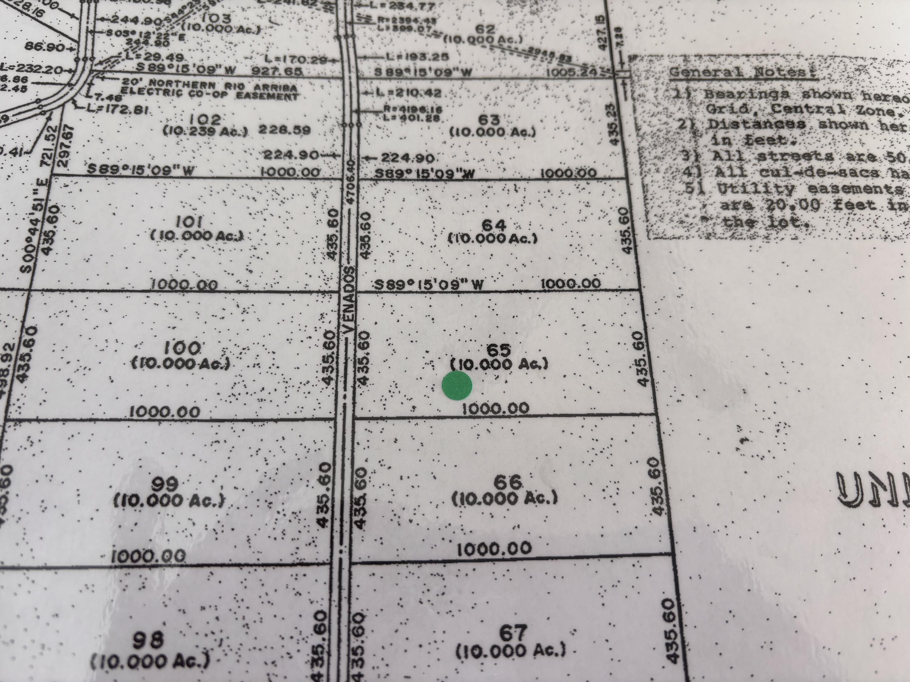 Unit 6 Lot 66 El Vado Lake Subd.