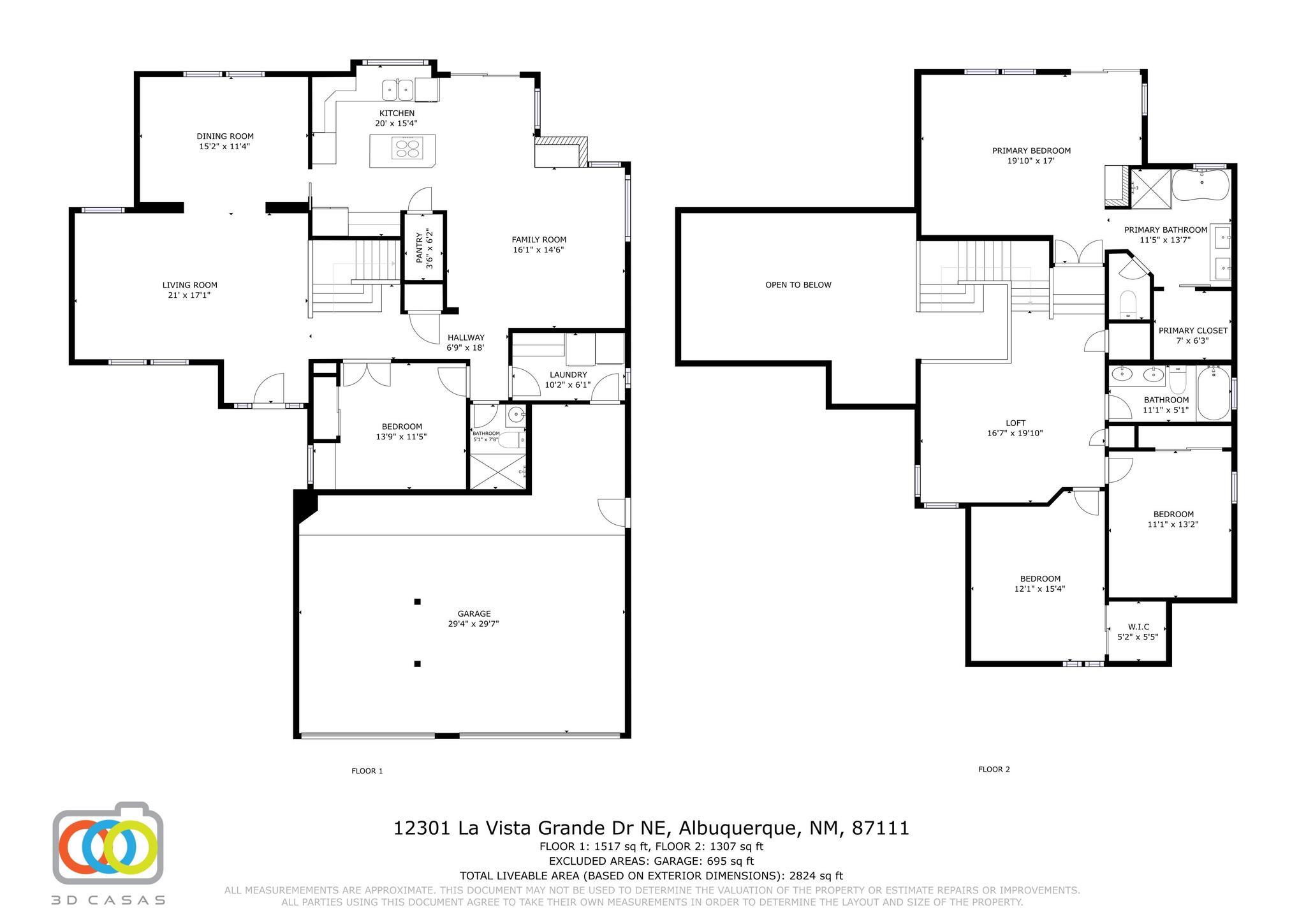 12301 LA VISTA GRANDE Drive NE