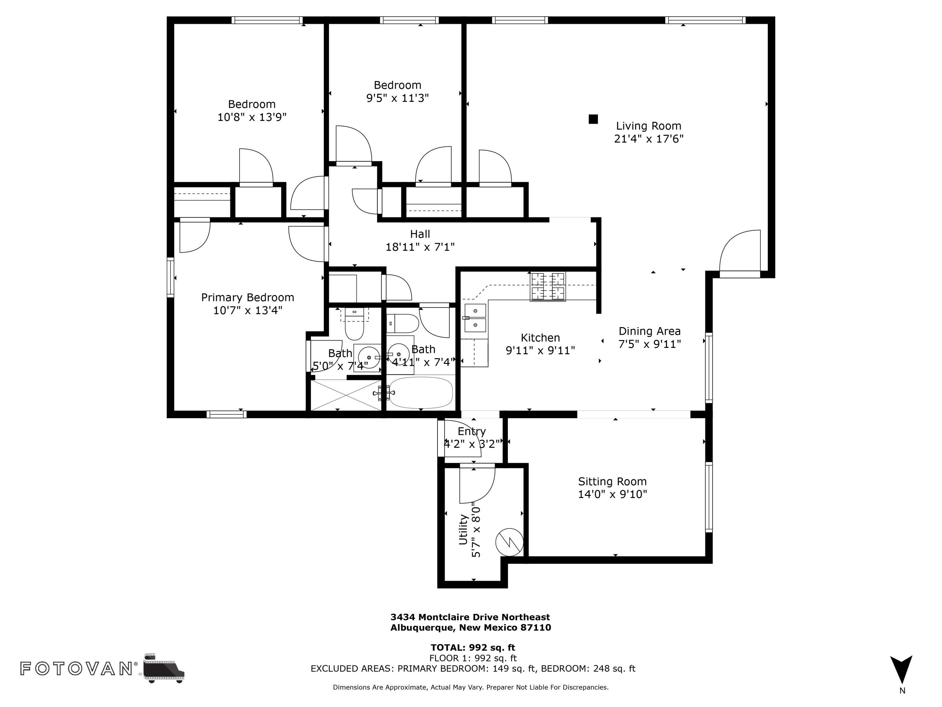 3434 MONTCLAIRE Drive NE
